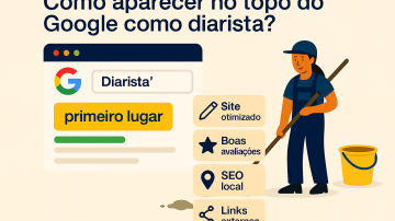 Como aparecer no topo do Google como diarista?