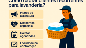 Como captar clientes recorrentes para lavanderia?