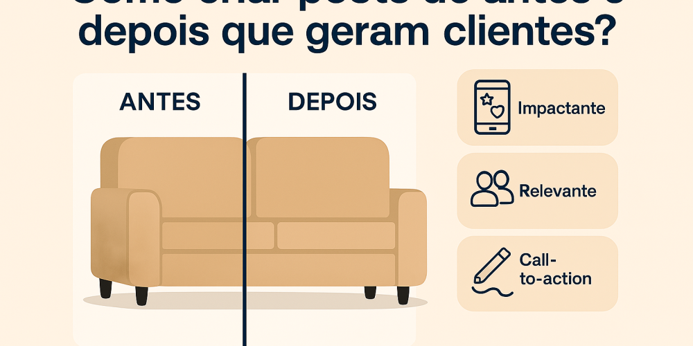 Como criar posts de antes e depois que geram clientes?