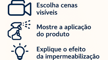 Como criar um vídeo de venda de impermeabilização?