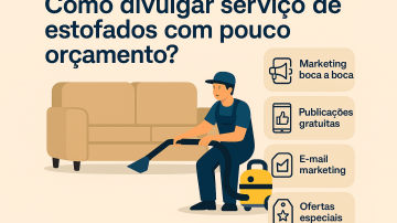 Como divulgar serviço de estofados com pouco orçamento?