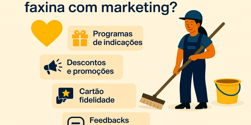 Como fidelizar clientes de faxina com marketing?