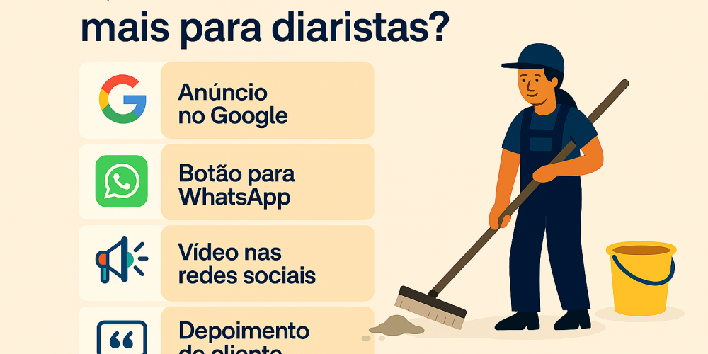 Quais anúncios convertem mais para diaristas?