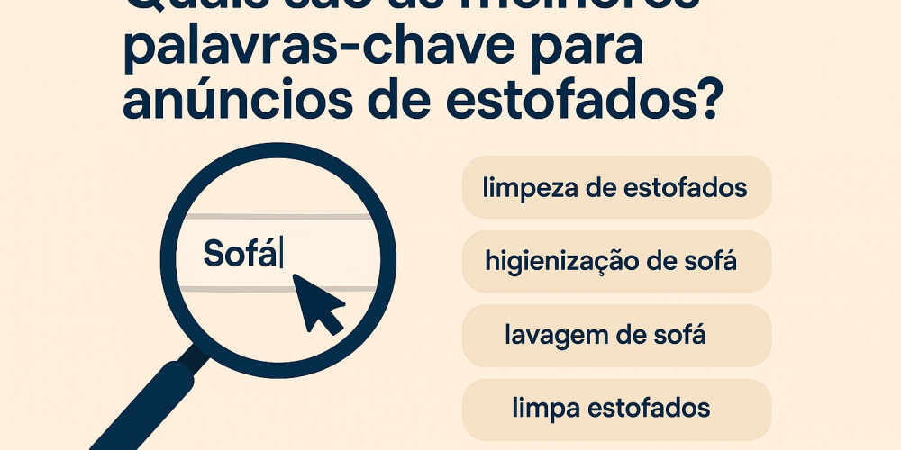 Quais são as melhores palavras-chave para anúncios de estofados?